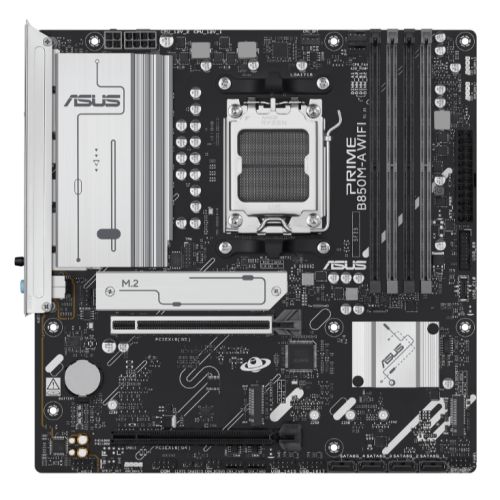 ASUS PRIME B850M-A WIFI Micro ATX AM5 Motherboard DDR5 PCIe 5.0 WiFi 6E ASUS PRIME B850M-A WIFI Micro ATX AM5 Motherboard DDR5 PCIe 5.0 WiFi 6E